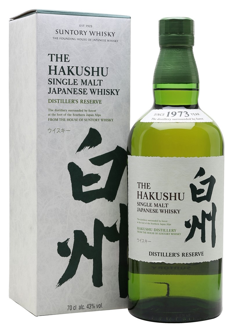 The Hakushu Distillers Reserve Single Malt Japanse Whisky - t